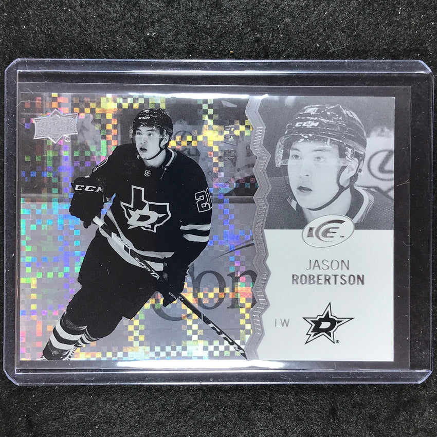 2023-24 UD Ice Hockey JASON ROBERTSON Base Greyscale 38/99 #73