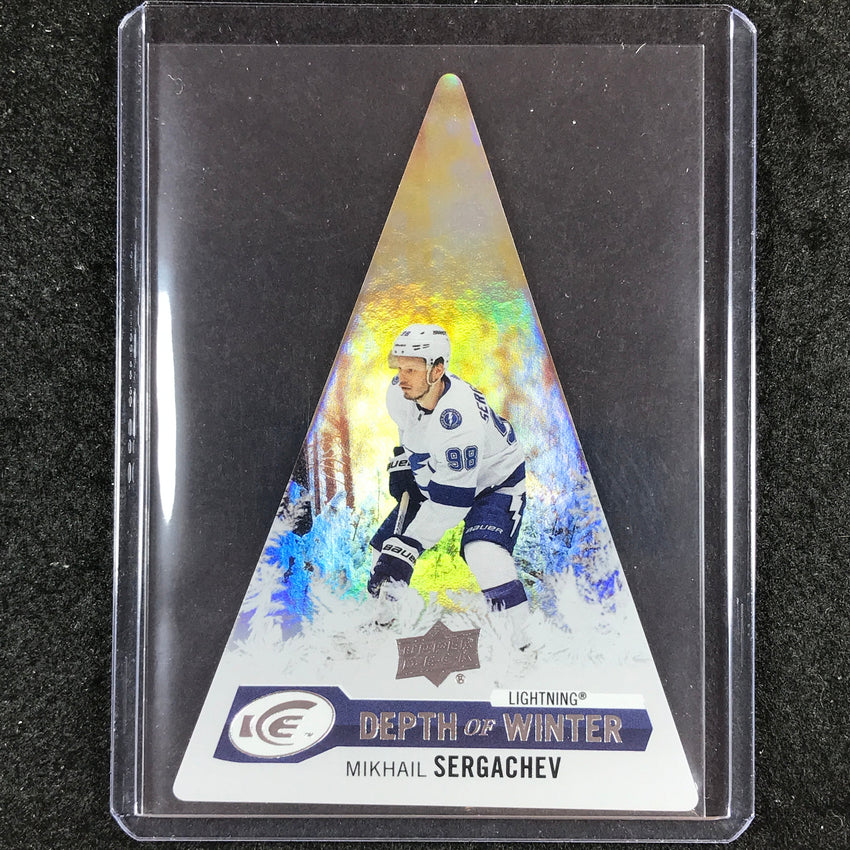 2023-24 UD Ice Hockey MIKHAIL SERGACHEV Depth of Winter Base #34