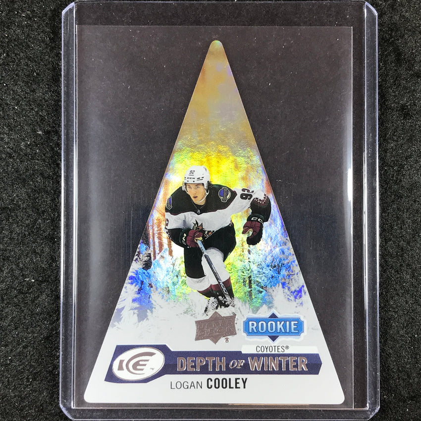 2023-24 UD Ice Hockey LOGAN COOLEY Depth of Winter Rookie Base #36