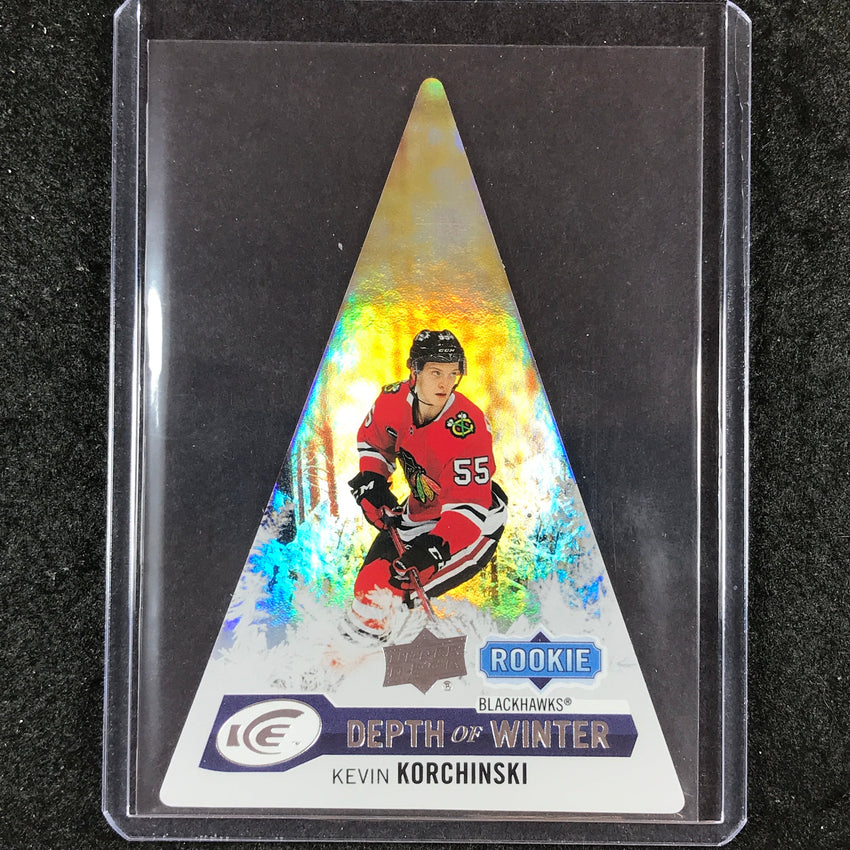 2023-24 UD Ice Hockey KEVIN KORCHINSKI Depth of Winter Rookie Base #45