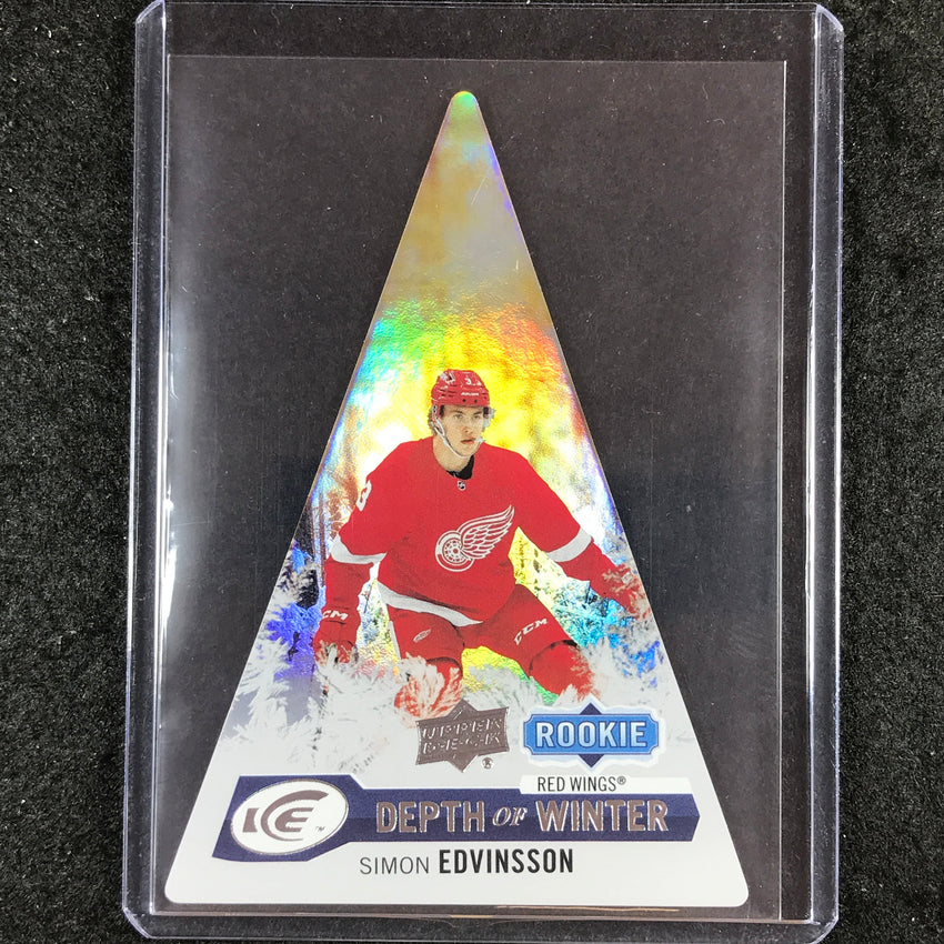 2023-24 UD Ice Hockey SIMON EDVINSSON Depth of Winter Rookie Base #48