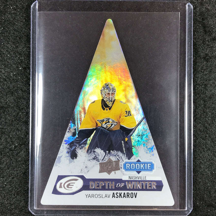 2023-24 UD Ice Hockey YAROSLAV ASKAROV Depth of Winter Rookie Base #53