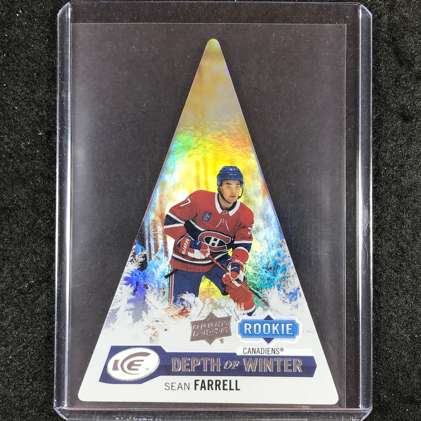 2023-24 UD Ice Hockey SEAN FARRELL Depth of Winter Rookie Base #57