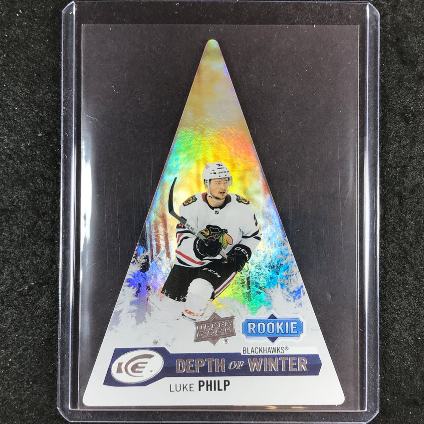 2023-24 UD Ice Hockey LUKE PHILP Depth of Winter Rookie Base #58