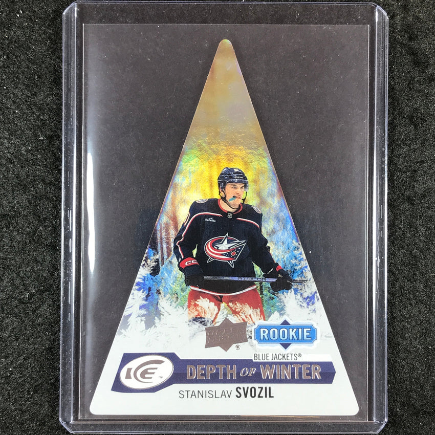 2023-24 UD Ice Hockey STANISLAV SVOZIL Depth of Winter Rookie Base #64