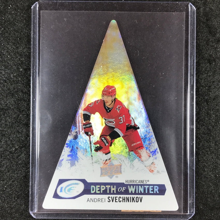 2023-24 UD Ice Hockey ANDREI SVECHNIKOV Depth of Winter White Frost 15/199 #17
