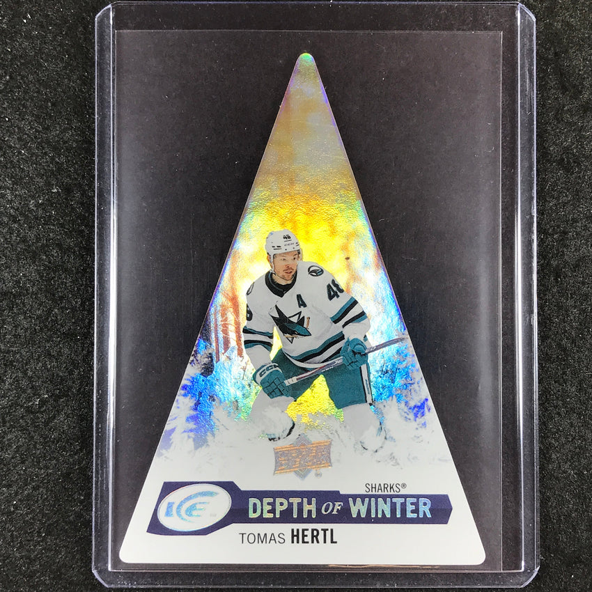 2023-24 UD Ice Hockey TOMAS HERTL Depth of Winter White Frost 94/199 #33