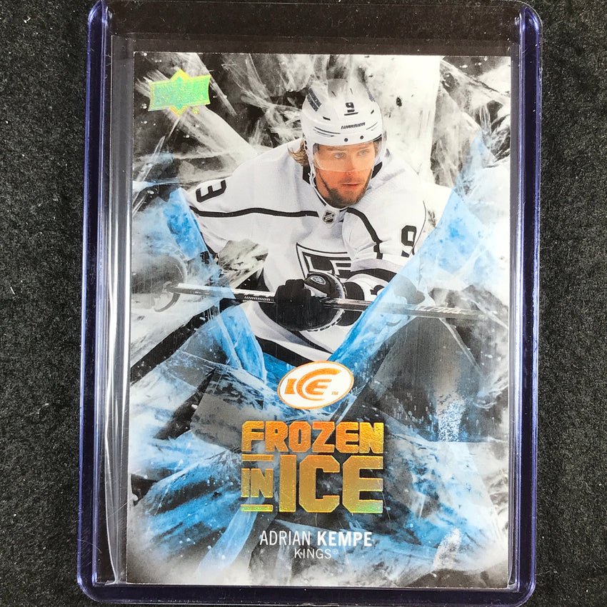 2023-24 UD Ice Hockey ADRIAN KEMPE Frozen In Ice Black 1/5 SEALED #14