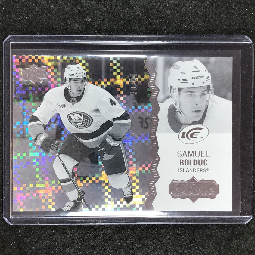 2023-24 UD Ice Hockey SAMUEL BOLDUC Rookie Base Greyscale 39/99 #136