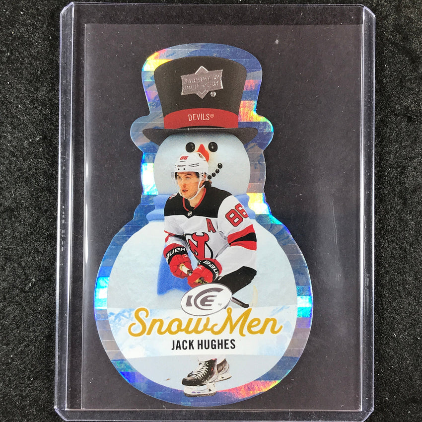 2023-24 UD Ice Hockey JACK HUGHES Snow Men Stars #10