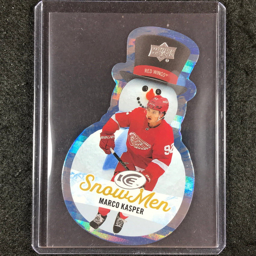 2023-24 UD Ice Hockey MARCO KASPER Snow Men Rookies #28