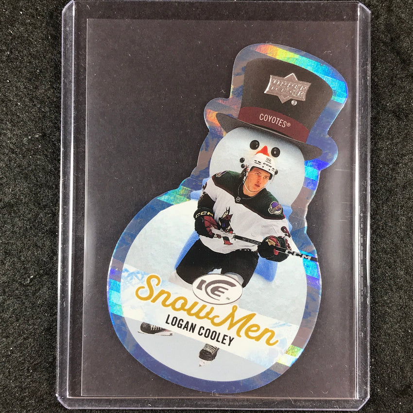 2023-24 UD Ice Hockey LOGAN COOLEY Snow Men Rookies #38