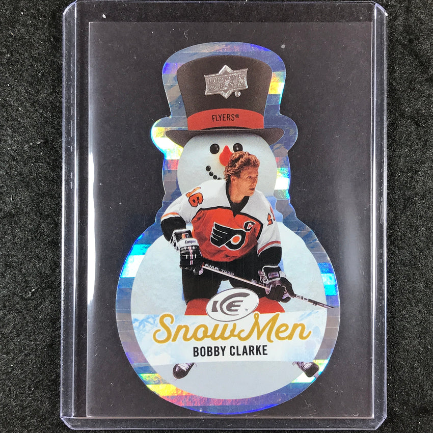 2023-24 UD Ice Hockey BOBBY CLARKE Snow Men Legends #52