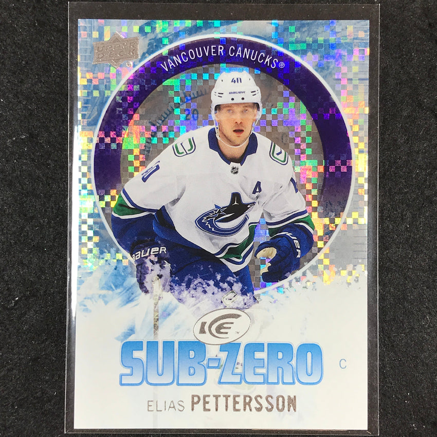 2023-24 UD Ice Hockey ELIAS PETTERSSON Sub Zero Base #10