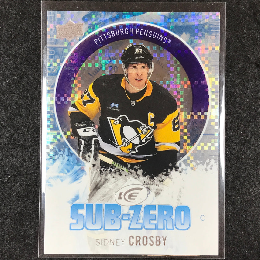 2023-24 UD Ice Hockey SIDNEY CROSBY Sub Zero Base #22