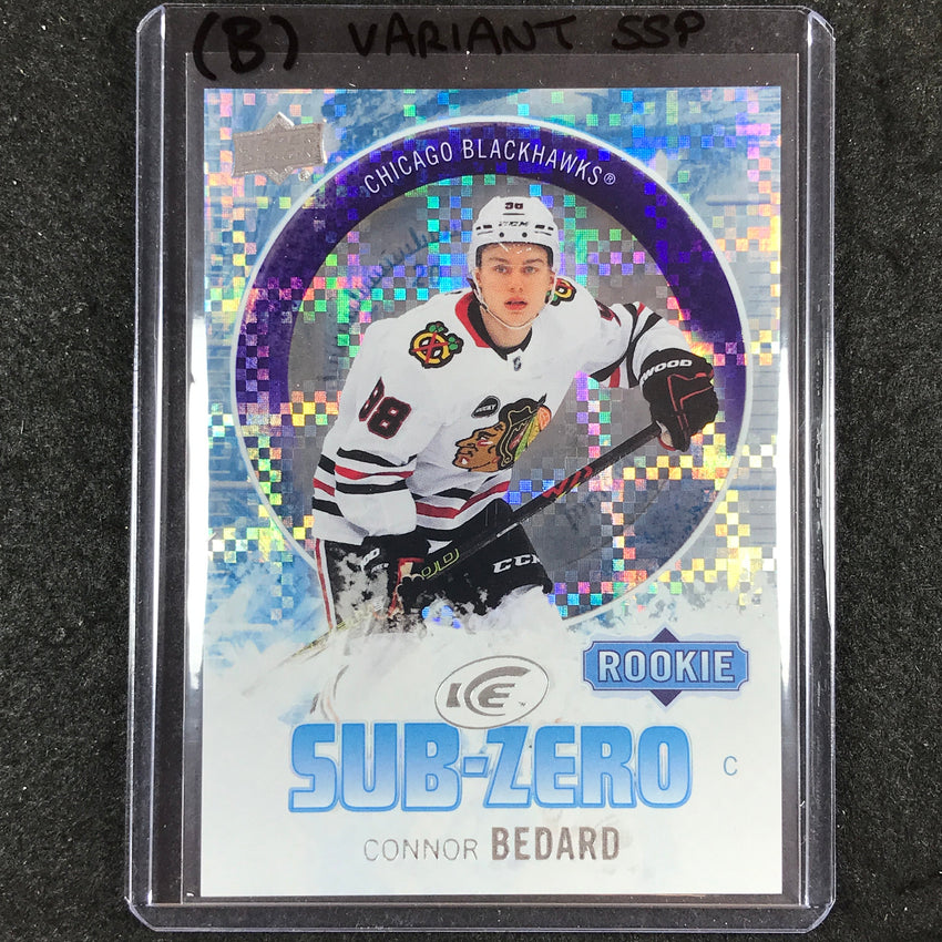 2023-24 UD Ice Hockey CONNOR BEDARD Sub Zero Rookie Variant SSP #70 (B)