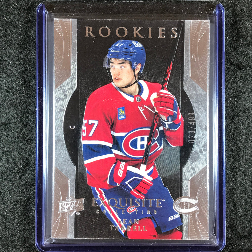 2023-24 UD Ice Hockey SEAN FARRELL Exquisite Collection Rookies Base 23/499 #1