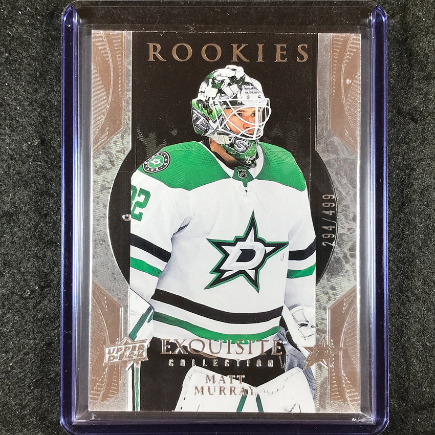 2023-24 UD Ice Hockey MATT MURRAY Exquisite Collection Rookies Base 294/499 #8