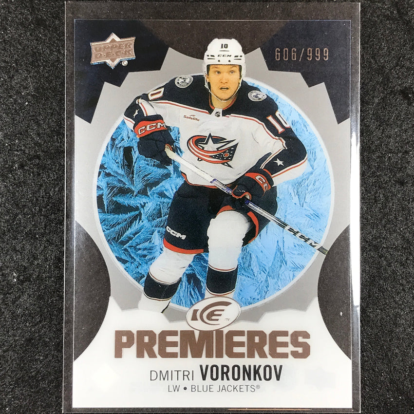 2023-24 UD Ice Hockey DMITRI VORONKOV Ice Premiers Rookie Base /999 #166