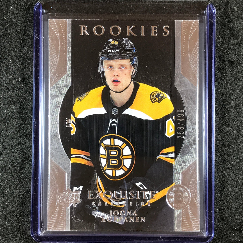 2023-24 UD Ice Hockey JOONA KOPPANEN Exquisite Collection Rookies Base 258/499