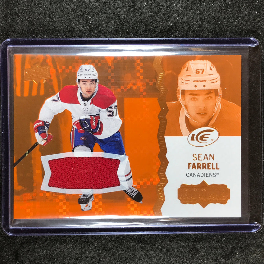 2023-24 UD Ice Hockey SEAN FARRELL Base Rookie Jersey Relic #149