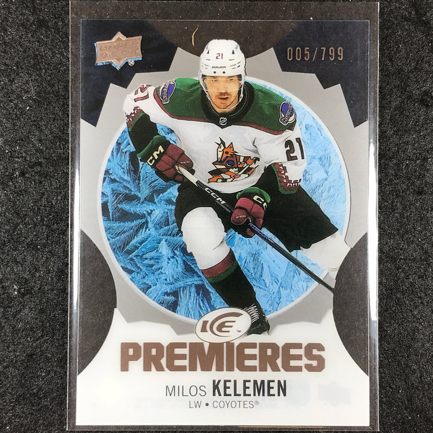2023-24 UD Ice Hockey MILOS KELEMEN Ice Premiers Rookie Base /799 #184
