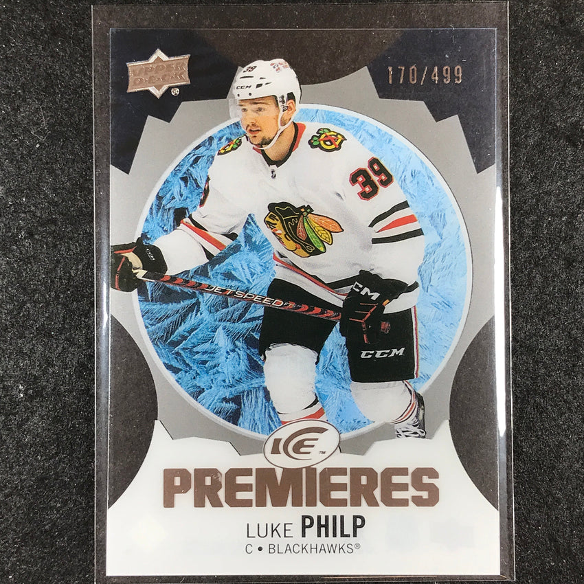 2023-24 UD Ice Hockey LUKE PHILP Ice Premiers Rookie Base /499 #214