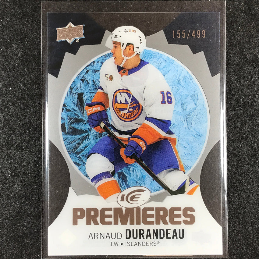 2023-24 UD Ice Hockey ARNAUD DURANDEAU Ice Premiers Rookie Base /499 #217