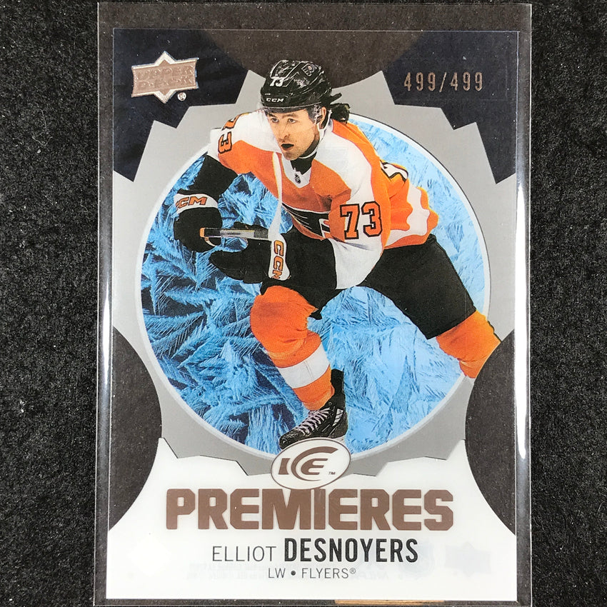 2023-24 UD Ice Hockey ELLIOT DESNOYERS Ice Premiers Rookie Base /499 #225