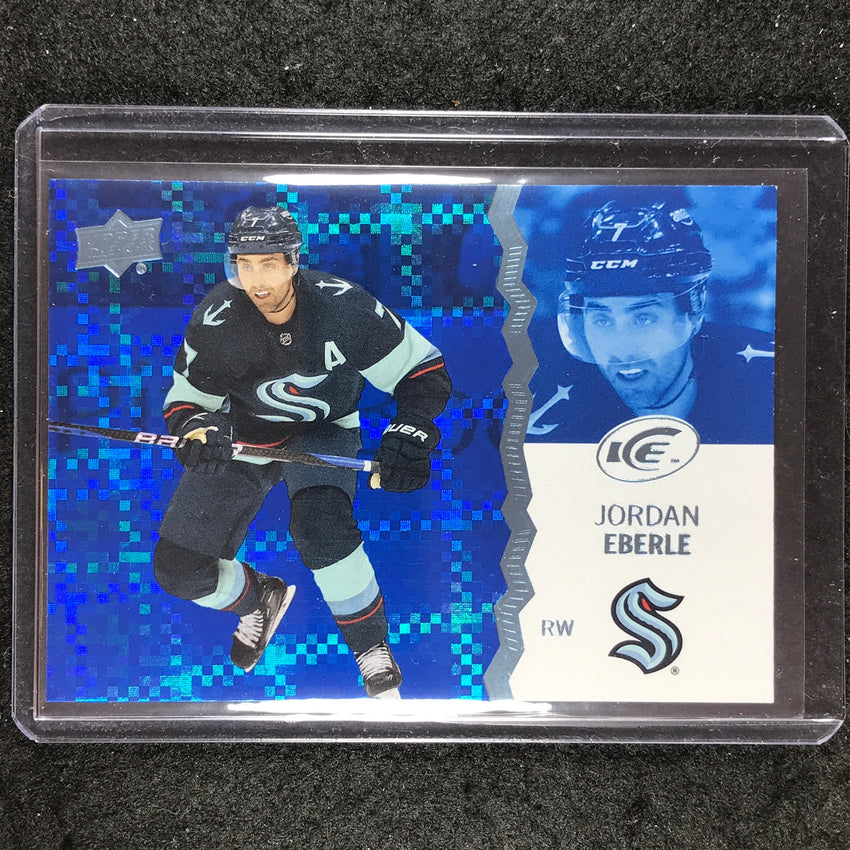 2023-24 UD Ice Hockey JORDAN EBERLE Base Ice Blue SP #69