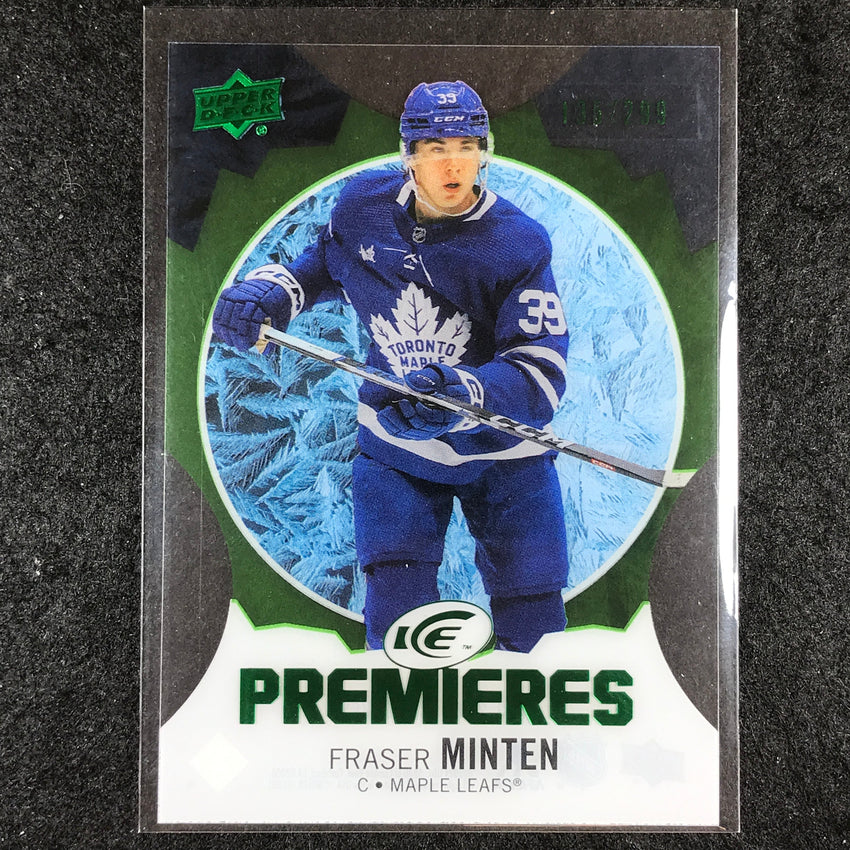2023-24 UD Ice Hockey FRASER MINTEN Ice Premiers Rookie Green 135/299 #163