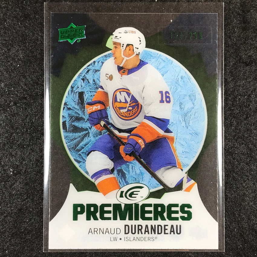 2023-24 UD Ice Hockey ARNAUD DURANDEAU Ice Premiers Rookie Green 121/299 #217