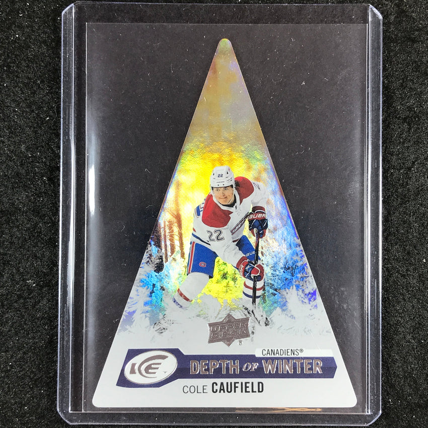 2023-24 UD Ice Hockey COLE CAUFIELD Depth of Winter Base #1