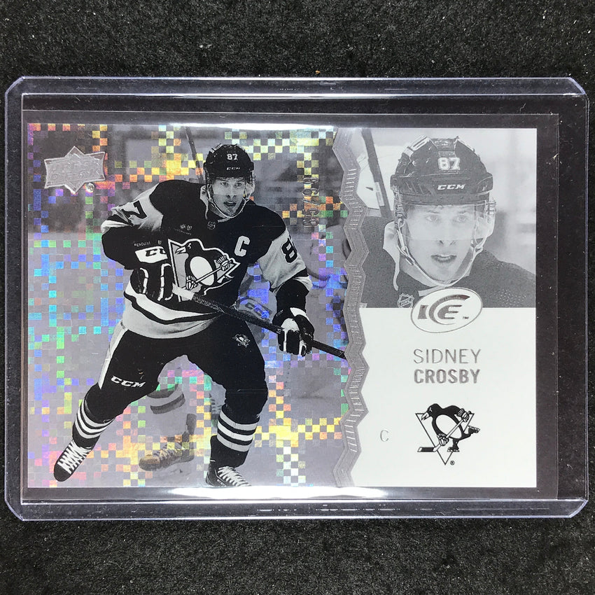 2023-24 UD Ice Hockey SIDNEY CROSBY Base Greyscale 65/99 #62