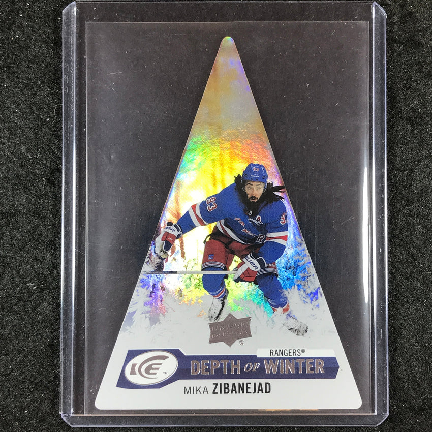 2023-24 UD Ice Hockey MIKA ZIBANEJAD Depth of Winter Base #7