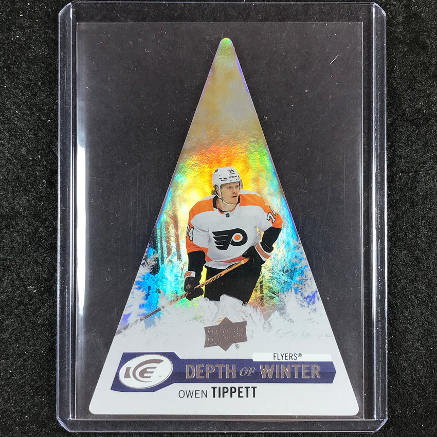 2023-24 UD Ice Hockey OWEN TIPPETT Depth of Winter Base #9
