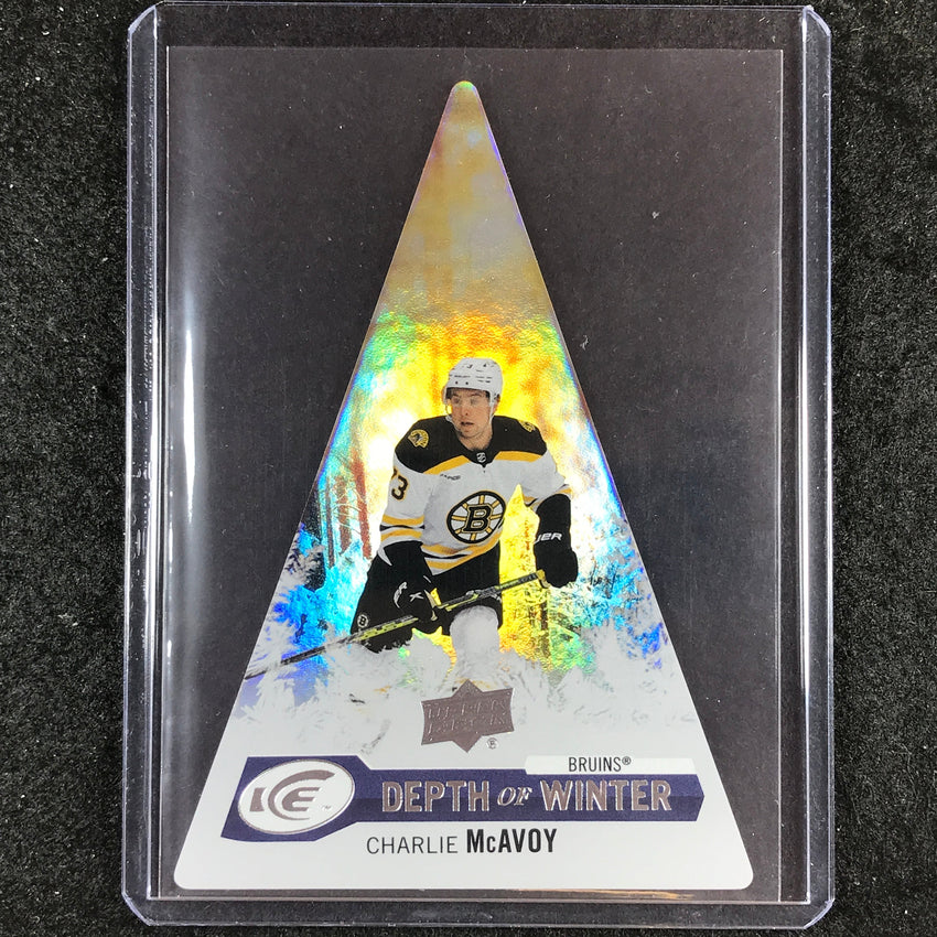 2023-24 UD Ice Hockey CHARLIE MCAVOY Depth of Winter Base #14