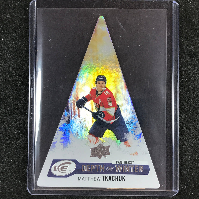 2023-24 UD Ice Hockey MATTHEW TKACHUK Depth of Winter Base #15