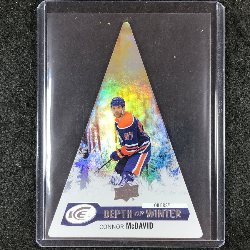 2023-24 UD Ice Hockey CONNOR MCDAVID Depth of Winter Base #16