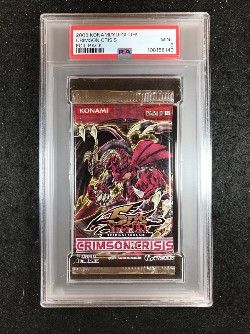PSA 9 Yu-Gi-Oh 2009 Crimson Crisis Booster Pack 140