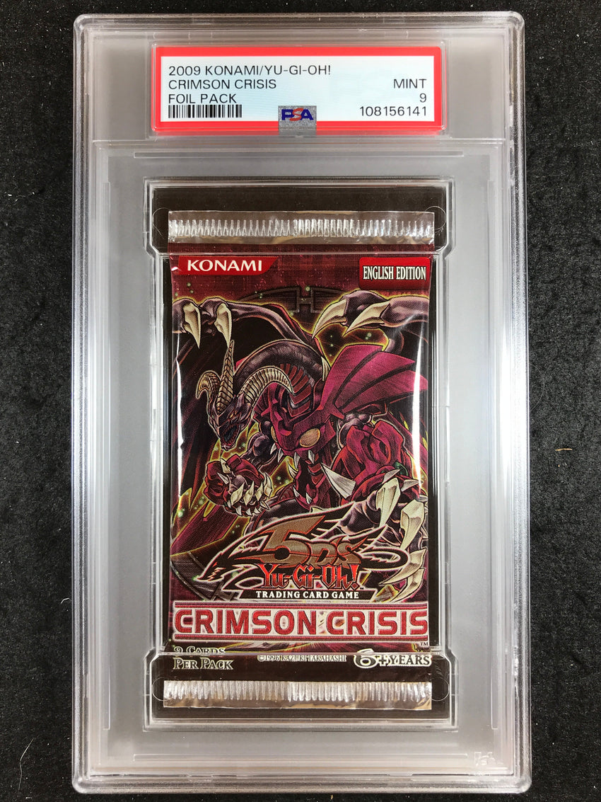 PSA 9 Yu-Gi-Oh 2009 Crimson Crisis Booster Pack 141
