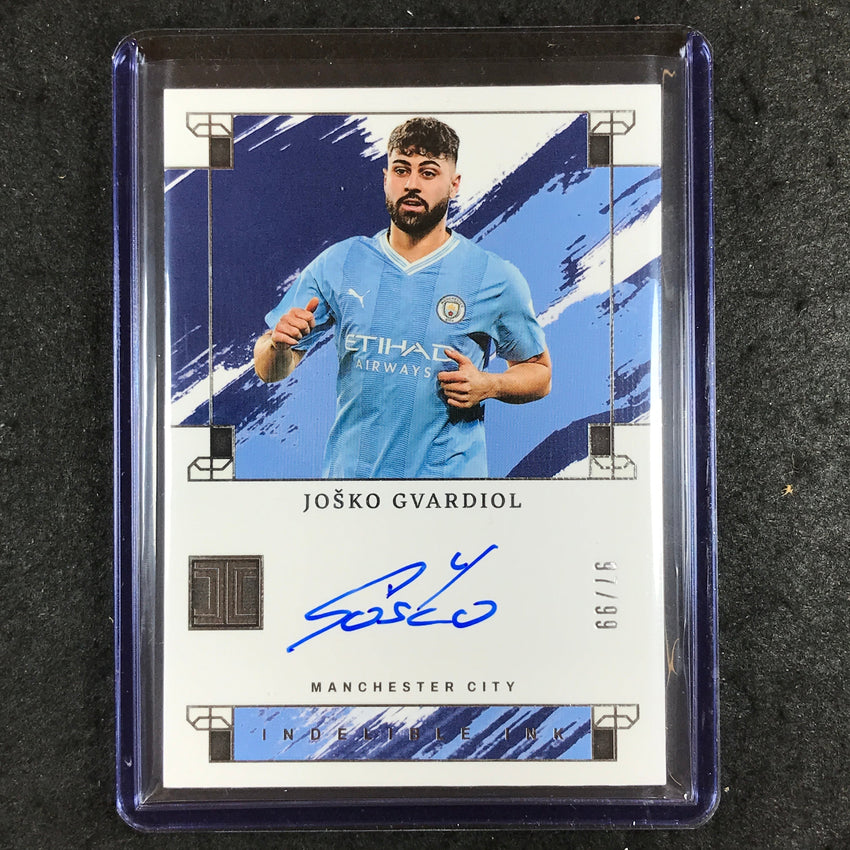 2023-24 Impeccable Soccer JOSKO GVARDIOL Indelible Ink Auto 97/99