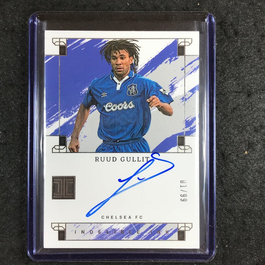 2023-24 Impeccable Soccer RUUD GULLIT Indelible Ink Auto 1/99