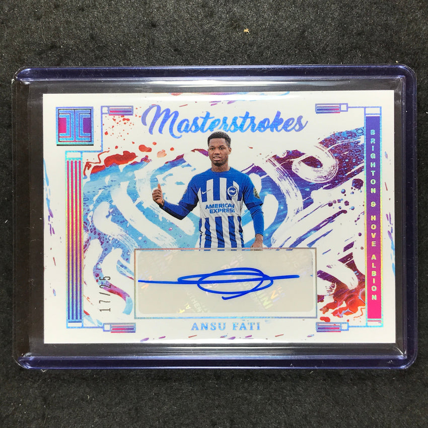 2023-24 Impeccable Soccer ANSU FATI Masterstrokes Auto Silver 17/25