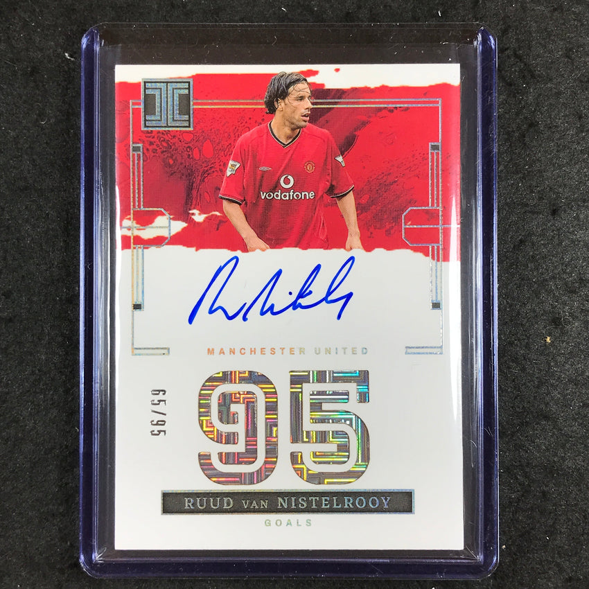 2023-24 Impeccable Soccer RUUD VAN NISTELROOY Impeccable Stats Auto 65/95