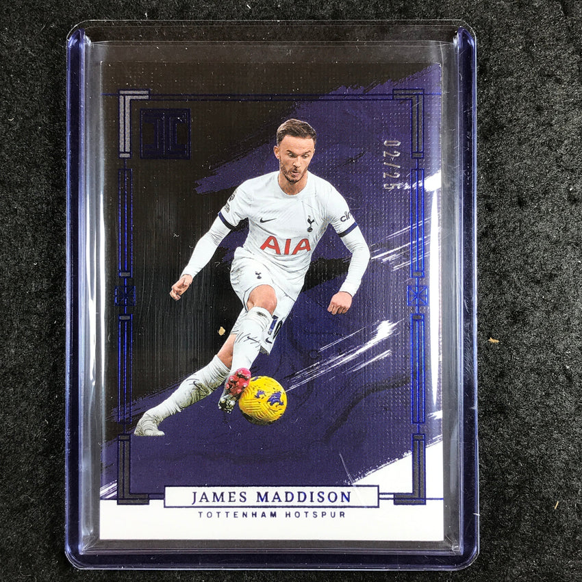 2023-24 Impeccable Soccer JAMES MADDISON Base Sapphire 2/25