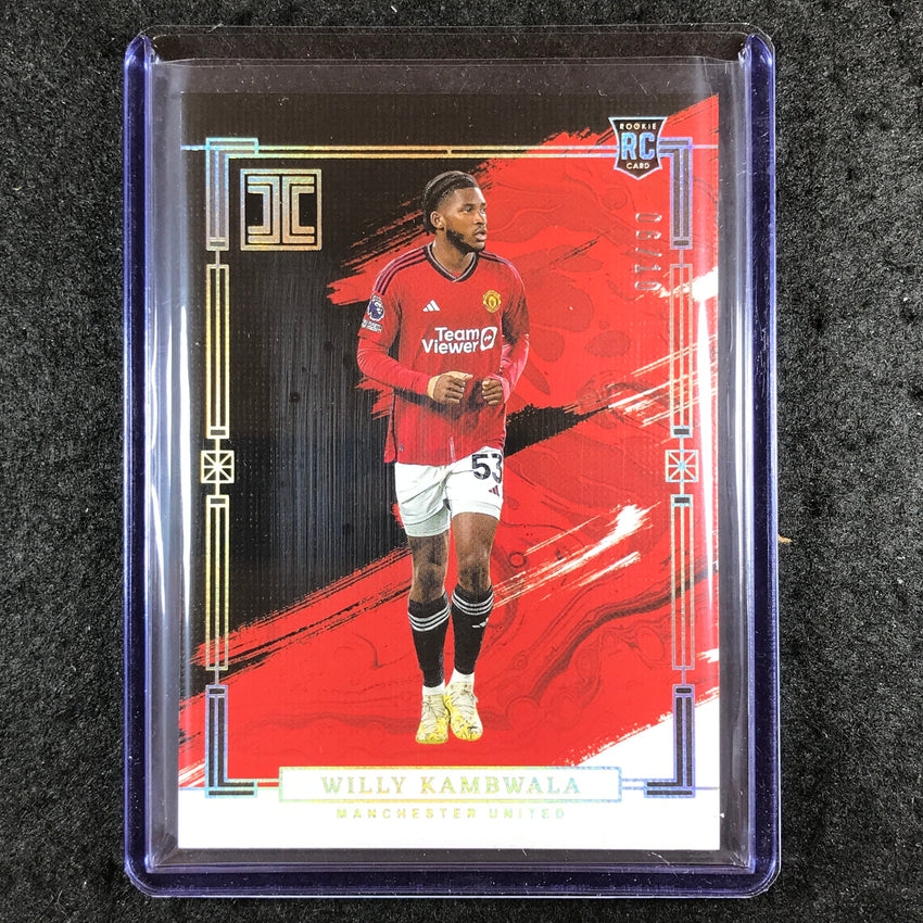 2023-24 Impeccable Soccer WILLY KAMBWALA Rookie Base Gold 6/10