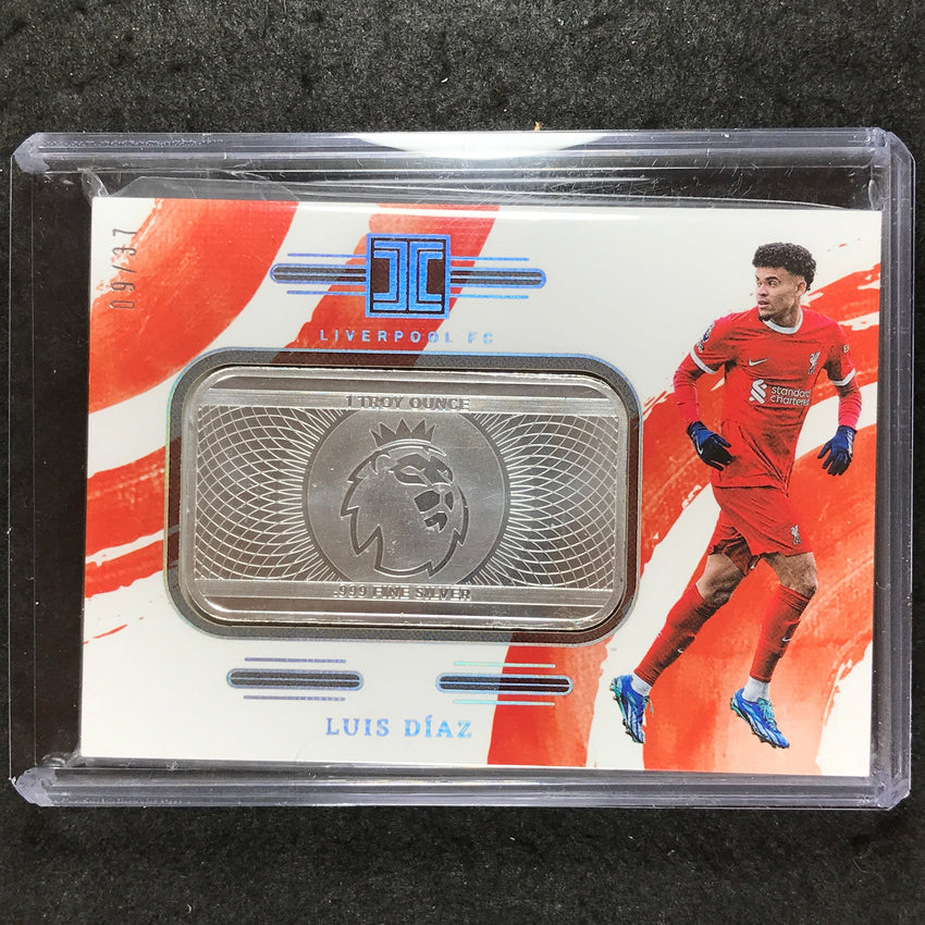 2023-24 Impeccable Soccer LUIS DIAZ Premier League Logo Silver 9/37