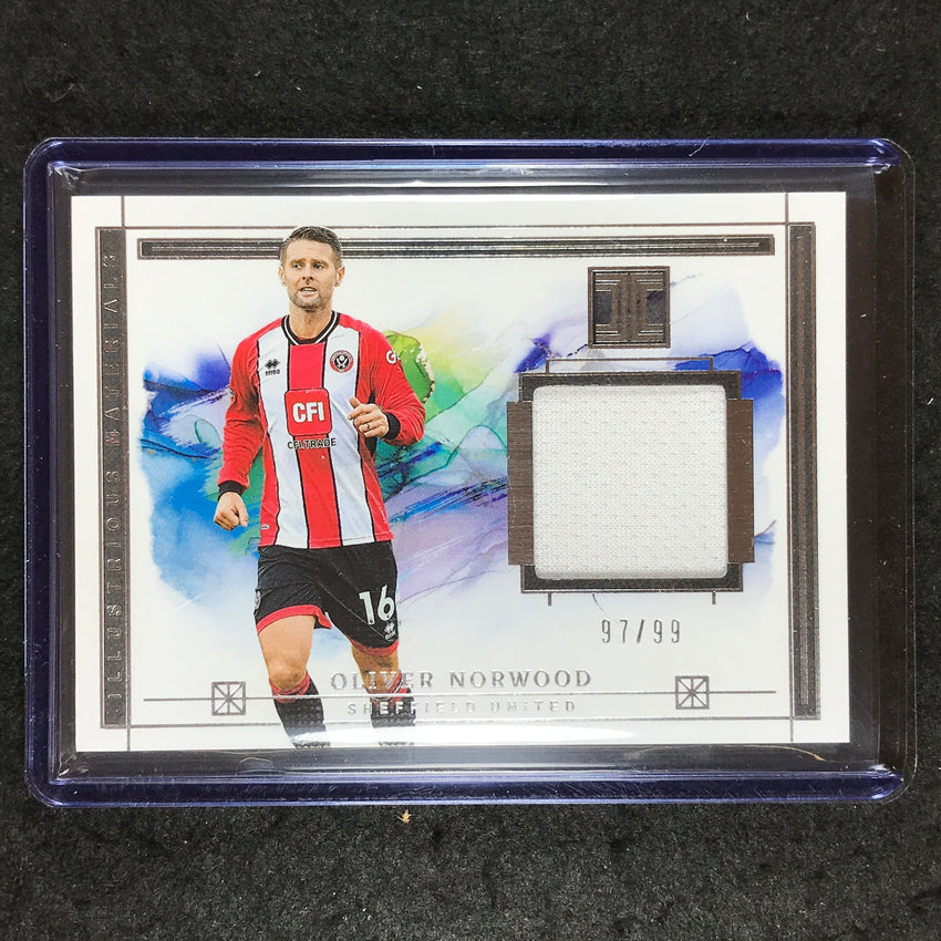 2023-24 Impeccable Soccer OLIVER NORWOOD Illustrious Materials Jersey 97/99