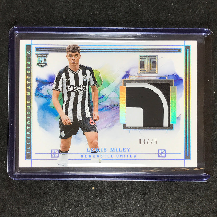 2023-24 Impeccable Soccer LEWIS MILEY Illustrious Materials Rookie Patch 3/25